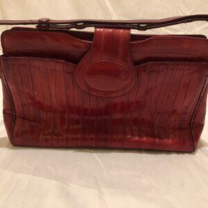 Vintage MCM Michael Cromer Crossbody Red Purse RARE